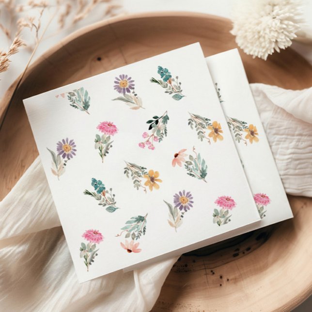 Servilleta De Papel Boda de Amor Silvestre en Flor (Subido por el creador)