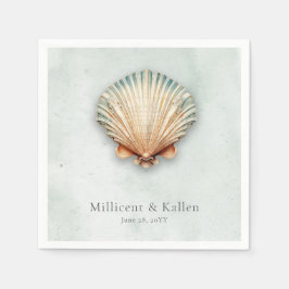 Servilleta De Papel Boda de Aqua