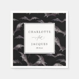 Servilleta De Papel Boda de Bats Halloween