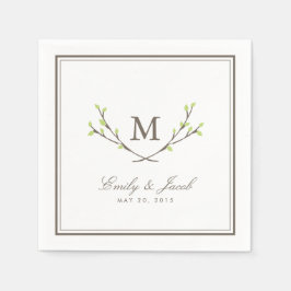 Servilleta De Papel Boda de Blissful Branches
