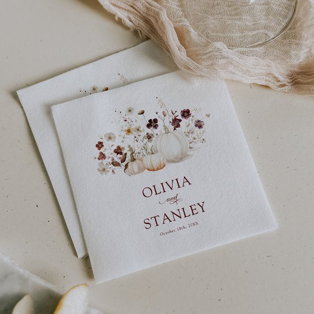 Servilleta De Papel Boda de calabaza de flor silvestre Rushall (Subido por el creador)