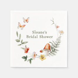Servilleta De Papel Boda de Champiñones del Bosque Encantado