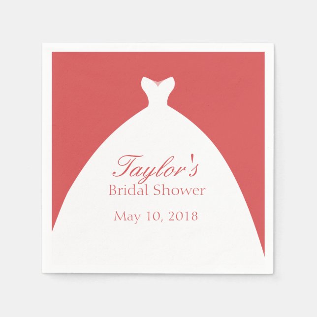 Servilleta De Papel Boda de clase alta con traje (Anverso)