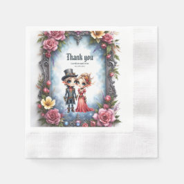 Servilleta De Papel Boda de Elfo Caprichosa Steampunk