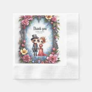 Servilleta De Papel Boda de Elfo Caprichosa Steampunk