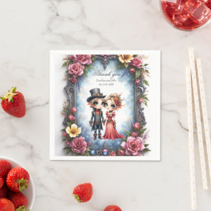 Servilleta De Papel Boda de Elfo Caprichoso Steampunk