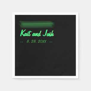 Servilleta De Papel Boda de estilo Fab elegante minimalista