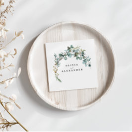 Servilleta De Papel Boda de Eucalyptus Greenery