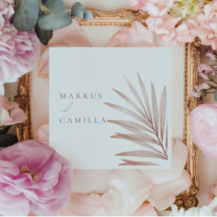 Servilleta De Papel Boda de Grass Bohemian Pampas