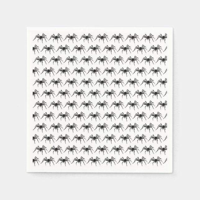 Servilleta De Papel Boda de Halloween (Anverso)