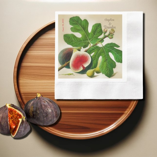 Servilleta De Papel Boda de higos de época (Subido por el creador)