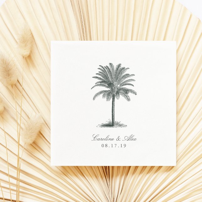Servilleta De Papel Boda de La Habana Palm (Subido por el creador)