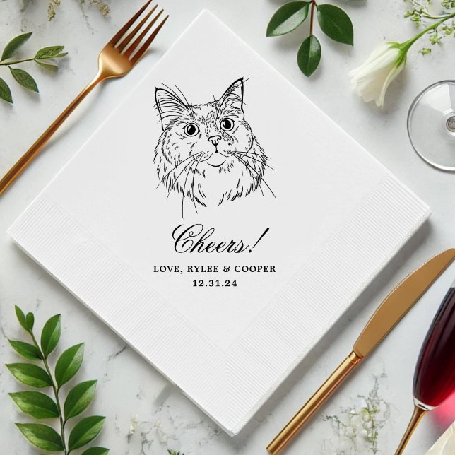 Servilleta De Papel Boda de las servilletas de cóctel de la Personaliz (Subido por el creador)