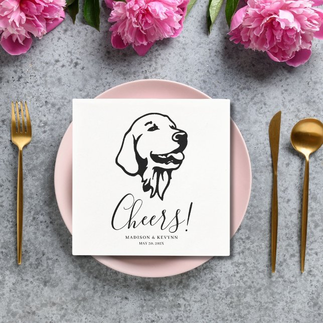 Servilleta De Papel Boda de las servilletas de perro (Subido por el creador)