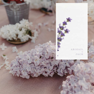 Servilleta De Papel Boda de lavanda personalizada