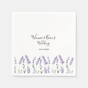 Servilleta De Papel Boda de Lavender Country
