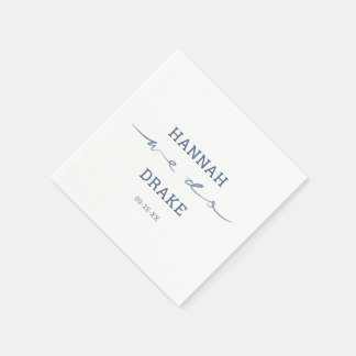 Servilleta De Papel Boda de Letra a Mano Script We Do