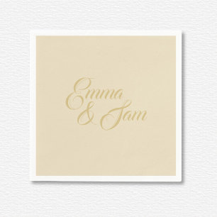 Servilleta De Papel Boda de Lotus blanco