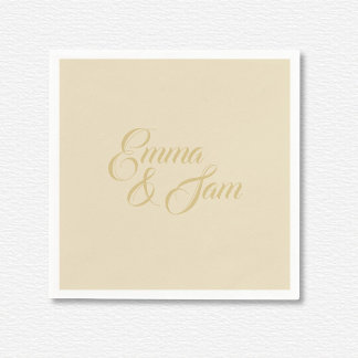 Servilleta De Papel Boda de Lotus blanco