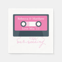 Boda de mixtape Blue Retro