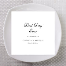 Boda de Nombre Personalizado Vintage Mejor Día