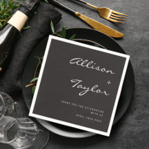 Boda de nombres de parejas negras silenciadas de t