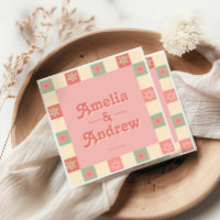 Boda de Retro Groovy Floral de los años 70