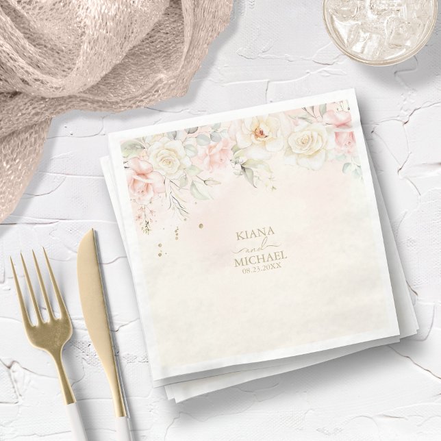 Servilleta De Papel Boda de romance francés Floral Rubor ID870 (Subido por el creador)