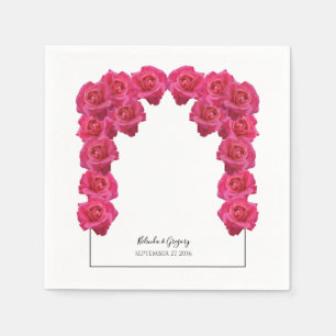 Servilleta De Papel Boda de rosas rusas