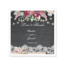 Boda de Rustic Lace Mason Jar String Luces