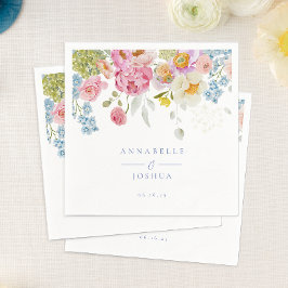 Servilleta De Papel Boda de Soft Garden Florals