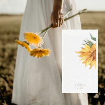 Boda de texto de oro de girasol personalizado