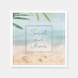 Servilleta De Papel Boda de verano clásico