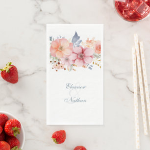 Servilleta De Papel Boda de verano de Boho Floral Spring