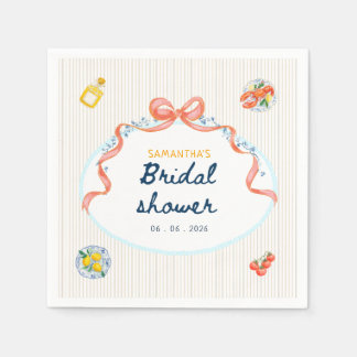 Servilleta De Papel Boda de verano italiana 