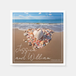 Servilleta De Papel Boda de verano romántico