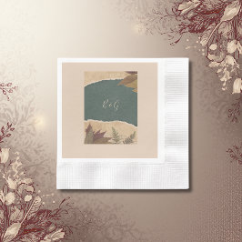 Servilleta De Papel boda de verdor de moda de boho boho aderezado