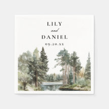 Boda de Woodland Lake