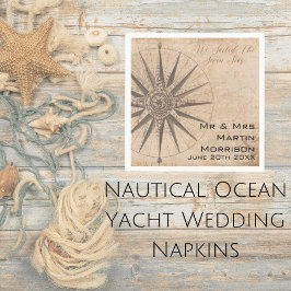 Servilleta De Papel Boda de yates náuticos