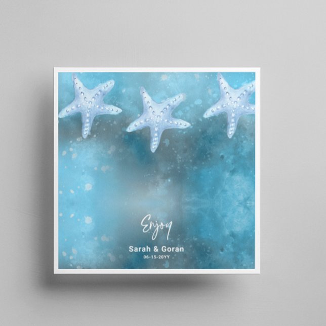 Servilleta De Papel Boda Deep Blue Sea (Subido por el creador)