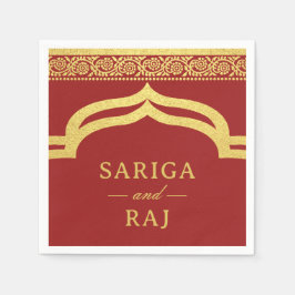 Servilleta De Papel Boda del Arco de Cañón de Flor Marigold Mundap