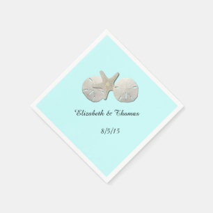 Servilleta De Papel Boda, Dólar de Arena, Estrella de Mar, Servilletas