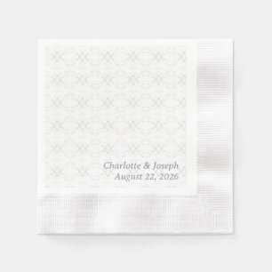 Servilleta De Papel Boda/ducha de encaje blanco vintage