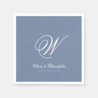 Boda Elegante Clásica Inicial Apellido