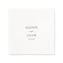 Boda elegante de escritura negra