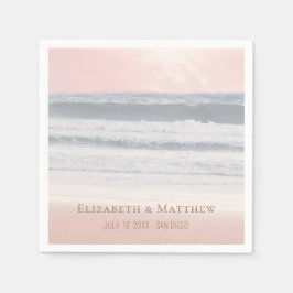 Servilleta De Papel Boda en la Playa | Boda en la Costa