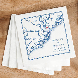 Servilleta De Papel Boda en Pavilion at Patriots Point Mount Pleasant