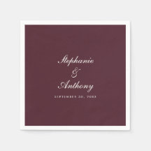 Boda en Villa Toscana con Letra Burgundy