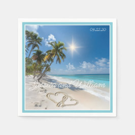 Servilleta De Papel Boda especial de verano