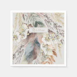 Servilleta De Papel Boda estilo boho